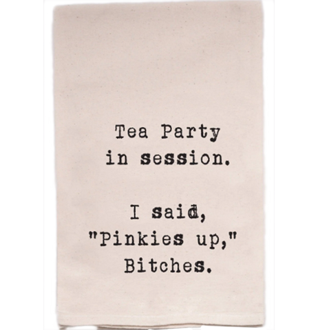 Tea Party in Session Tea Towel