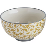 Hand-Stamped Stoneware Bowl