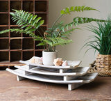 Rectangle Curved Wooden Bowls