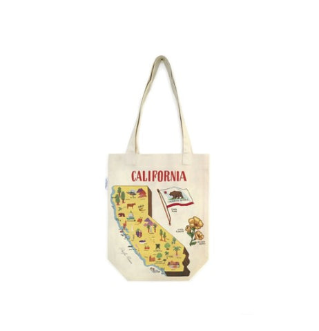 Map of California Tote Bag
