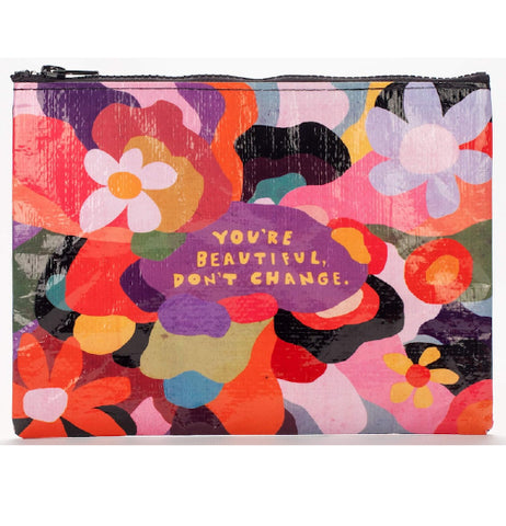 "You're Beautiful" Zipper Pouch