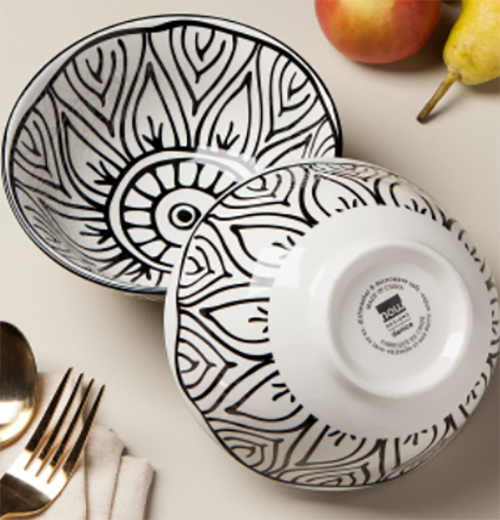 Black Bloom Bowl