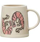 Stoneware Mug With Sea Life Image