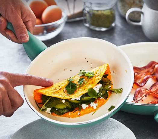 2-Piece Rio Ceramic Nonstick Pan Set