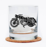 Motorcycle Whiskey Glass