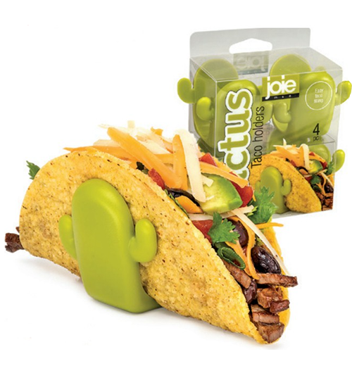 Set of 4 Cactus Taco Holders