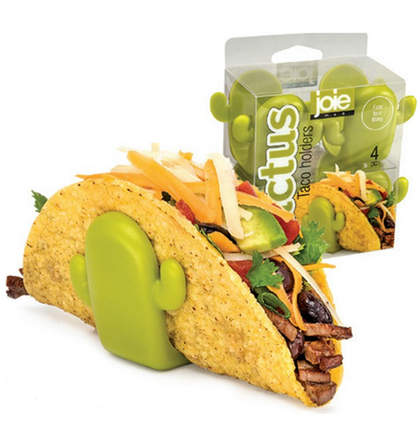 Set of 4 Cactus Taco Holders