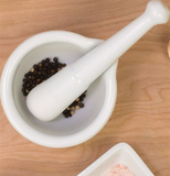 White Mortar & Pestle