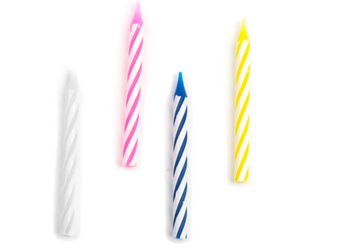 Multi Color Birthday Candles