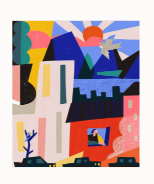 Claire Prouvost, Escape The City 800 piece Jigsaw Puzzle