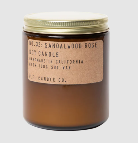 Sandalwood Rose Soy Candle 7.2 oz