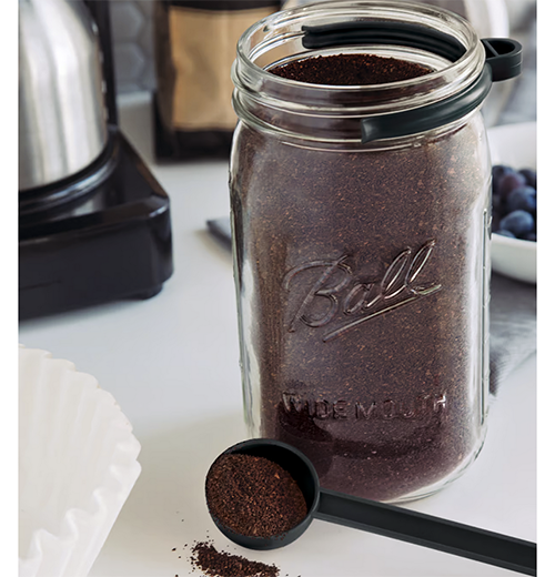 Black Coffee Spoon Clip