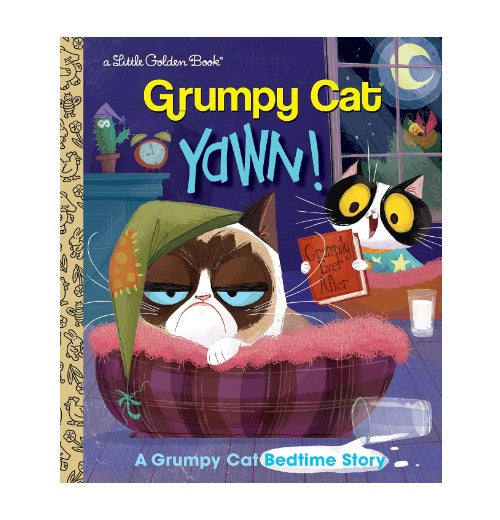 Yawn! A Grumpy Cat Bedtime Story - Little Golden Book