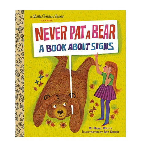 Never Pat A Bear - Little Golden Book