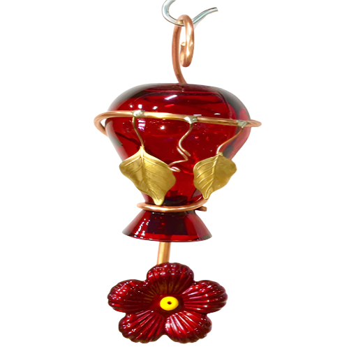 Ruby Droplet Hummingbird Feeder
