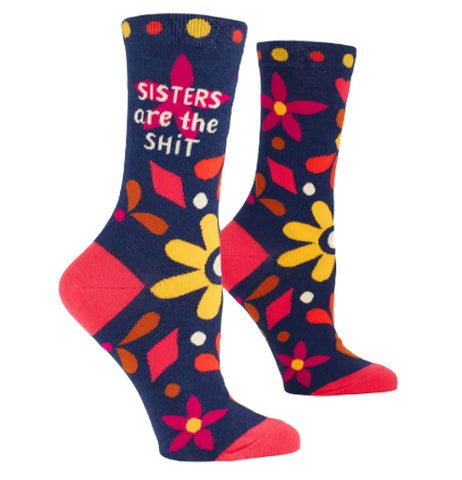"Sisters Are The Shit" Crew Socks