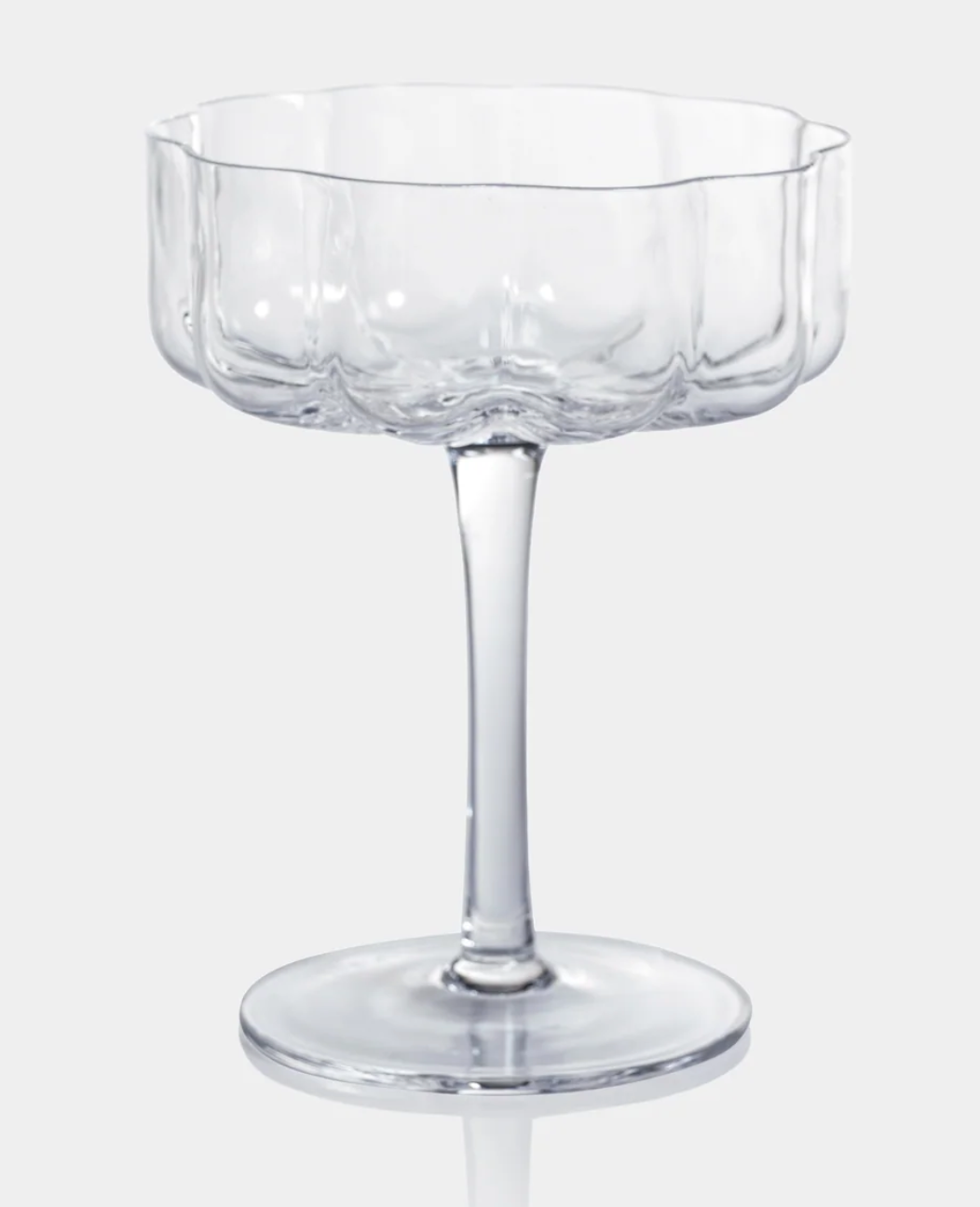 Rocco Handblown Coupe  - Clear
