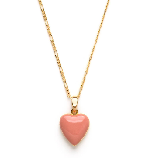 Small Heart Locket Necklace