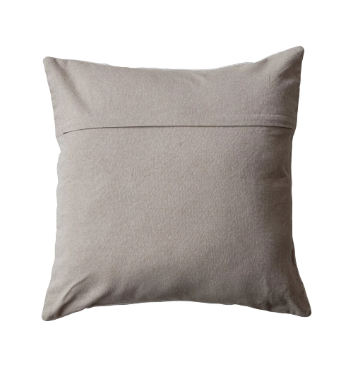 Cotton Folkart Animals Printed and Embroidered Pillow
