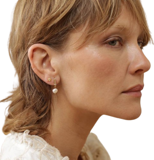 Starburst Stud Earrings: Turquoise