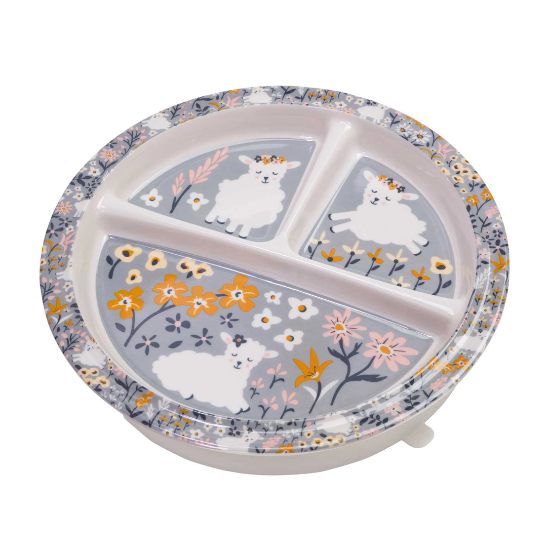 Divided Suction Plate Lily the Lamb