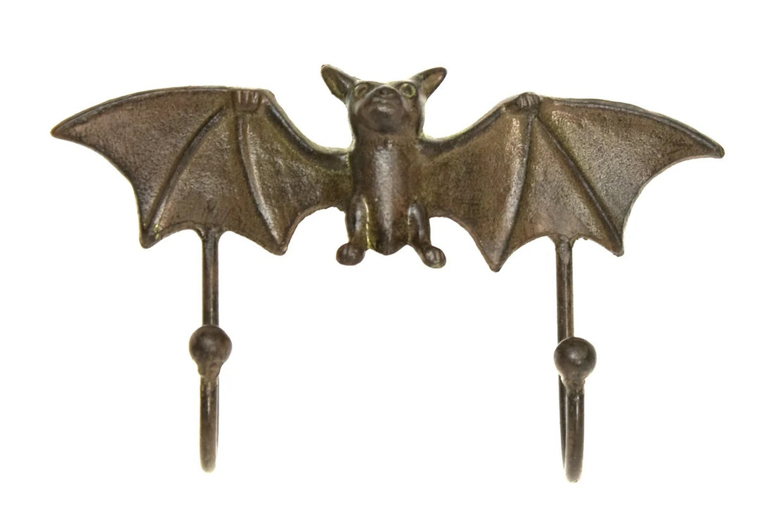 Cast Iron Spooky Bat Key/Coat Wall Hook