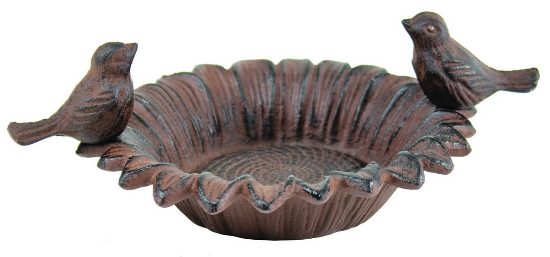 Rustic Cast Iron Bird Feeder