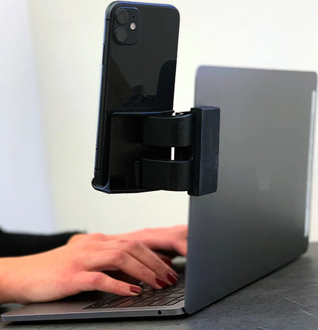 Computer Clip-On Phone Stand