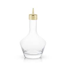 Bitters Bottle with Gold Dasher Top