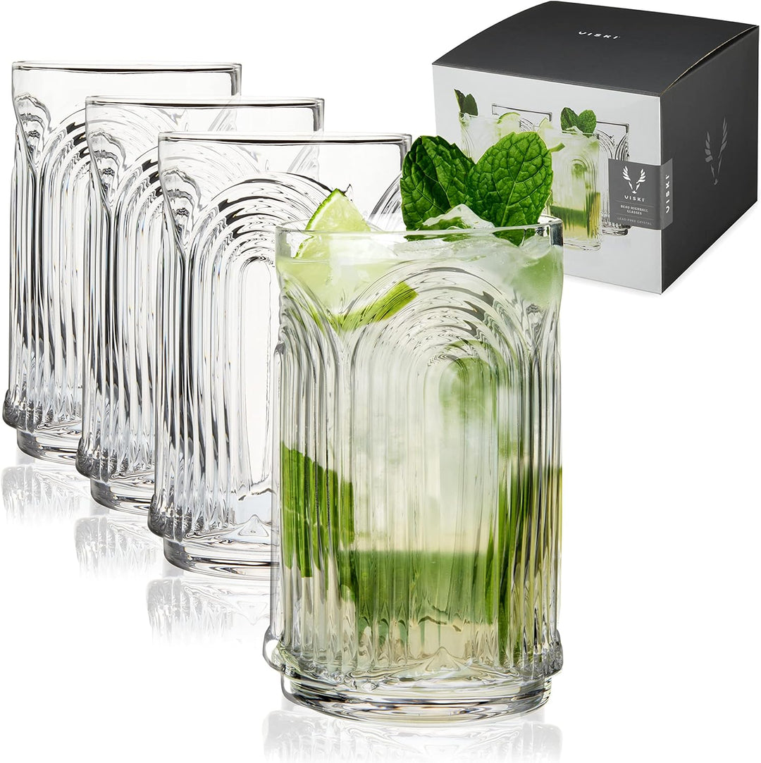 Beau Highball Glasses (Set of 4)