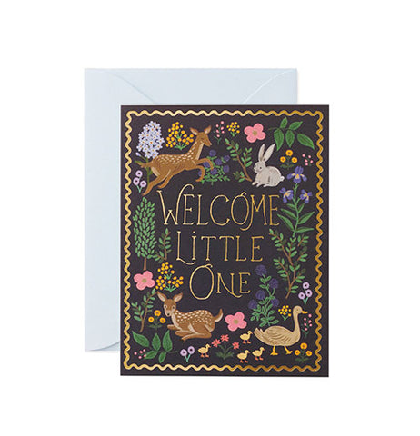 Woodland Welcome Card