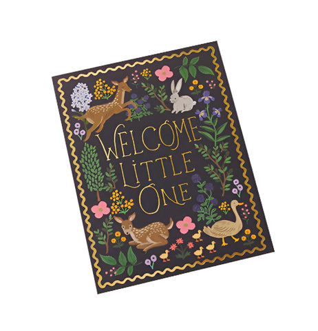 Woodland Welcome Card