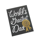 World's Greatest Dad Card