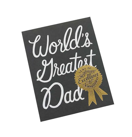 World's Greatest Dad Card