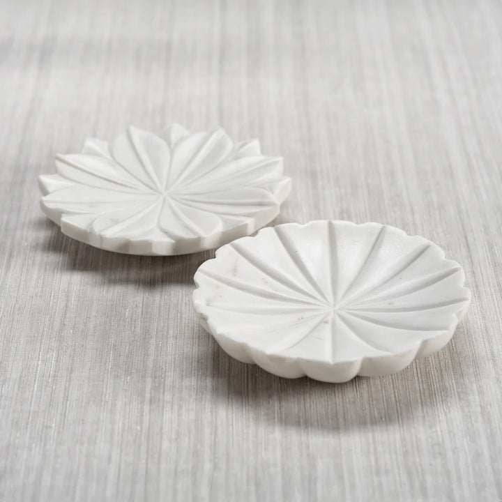 White Marble Dish, Small