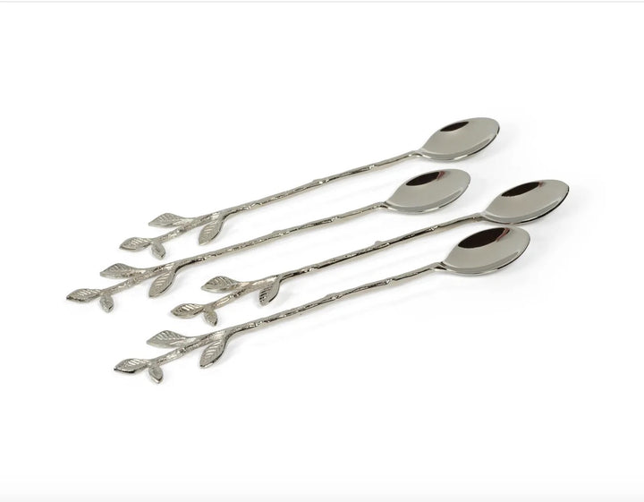 "Silver Leaf" Cocktail Spoon