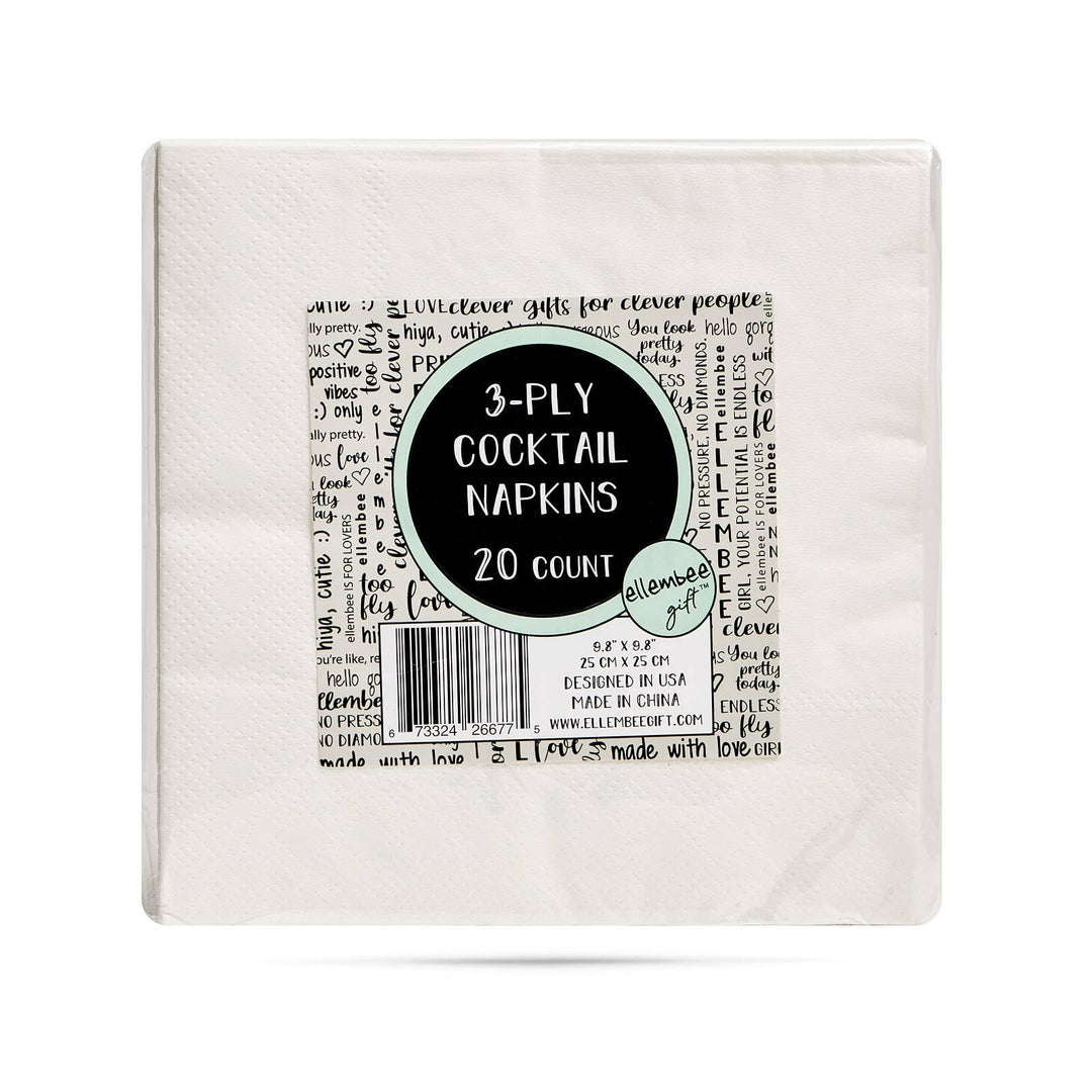 Bartender was cute | Funny Cocktail Napkins