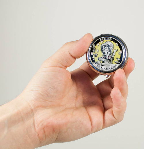 Mad Hatter Pill Box