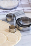 Fox Run Circle Cookie Cutter Set, 5-Piece, 1.5” to 3.5”