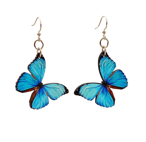 Blue Butterfly Earrings