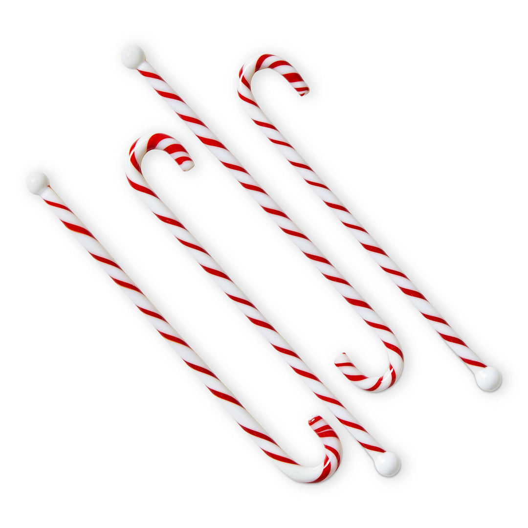 Candy Cane Swizzle Sticks Set of 4