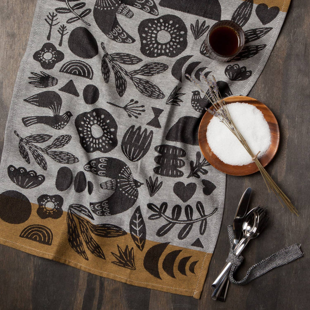 Danica Studio Myth Woven Cotton Jacquard Dishtowel