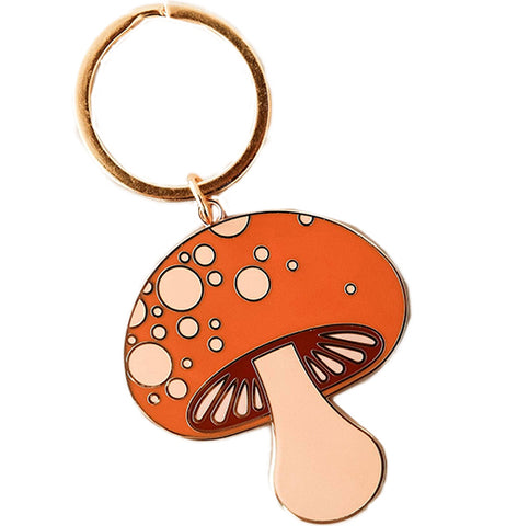 Mushroom Keychain