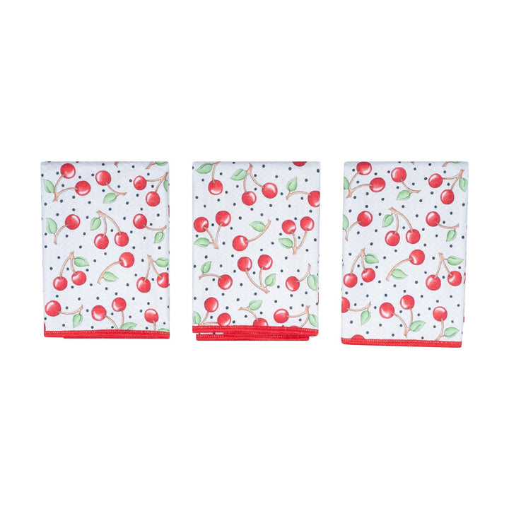 Mighty Mini Towel (Set of 3) Reversible - ME Cherry Harvest: Red