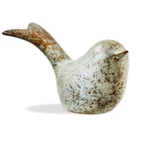Long Tail Stoneware Bird Gray Everyday