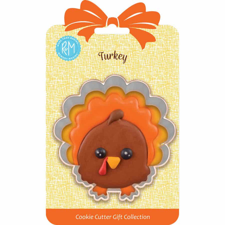 THANKSGIVING Turkey Cookie Cutter 3.5" Carded