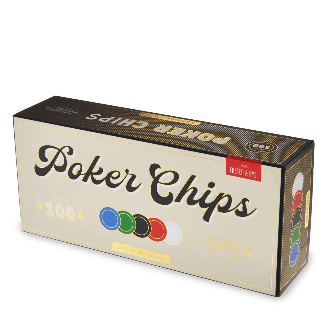 Poker Chip Set: Multicolor / Resin / Plastic