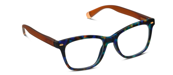 Sinclair (Blue Light): Cobalt Tortoise/Brown / Reading / 3.00