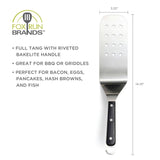 Fox Run Griddle Spatula Slotted, 14.76“ x 2.95” x 3.35"