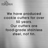 Fox Run Circle Cookie Cutter Set, 5-Piece, 1.5” to 3.5”